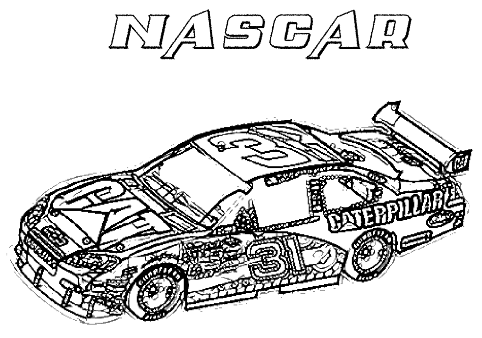 Race Car And Race Track Coloring Pages - Coloring Home