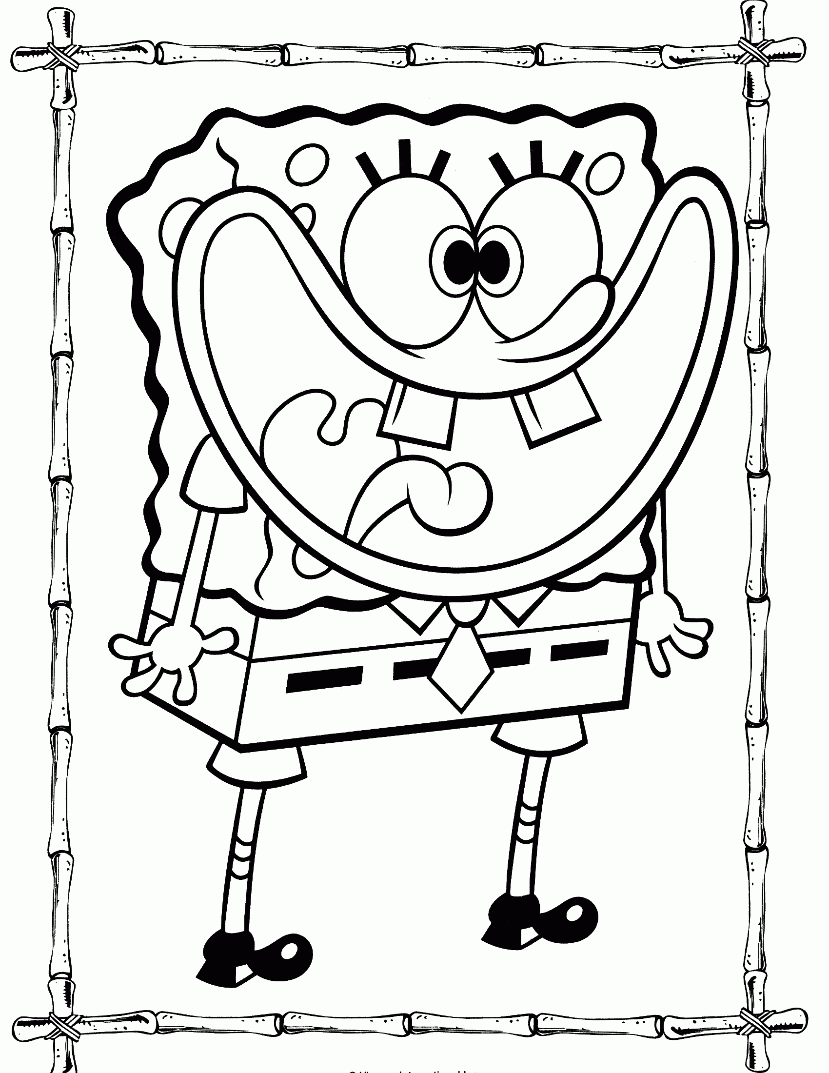 Spongebob Easter Coloring Pages - Coloring Home