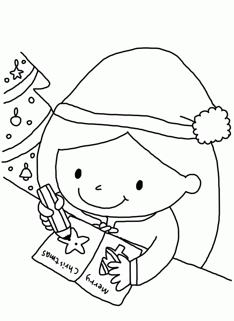 Children Writing Coloring Pages Coloring Pages For Kids