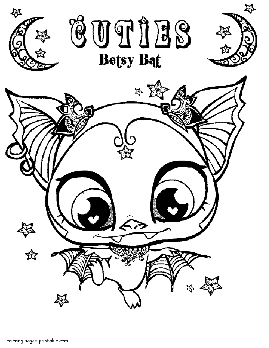 Littlest Pet Shop Coloring Pages Printable Coloring Home