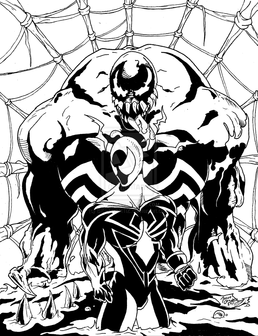 Spiderman 3 Venom Coloring Pages - High Quality Coloring Pages