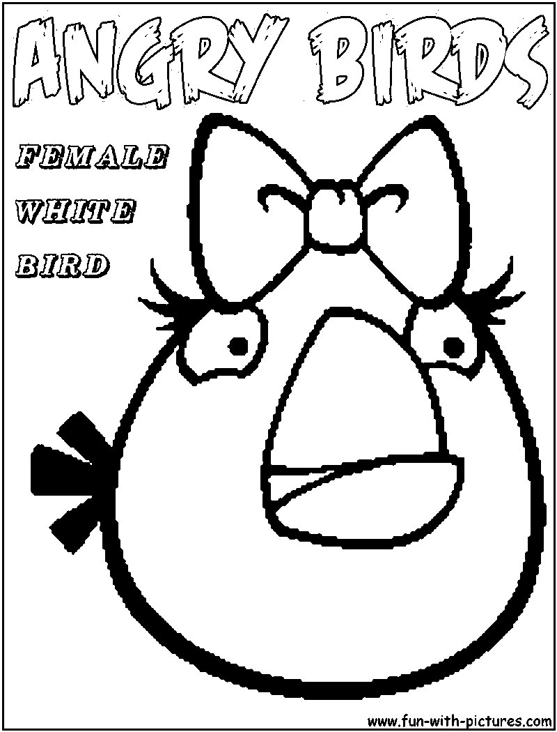 Free Angry Birds Coloring Pages For Kids