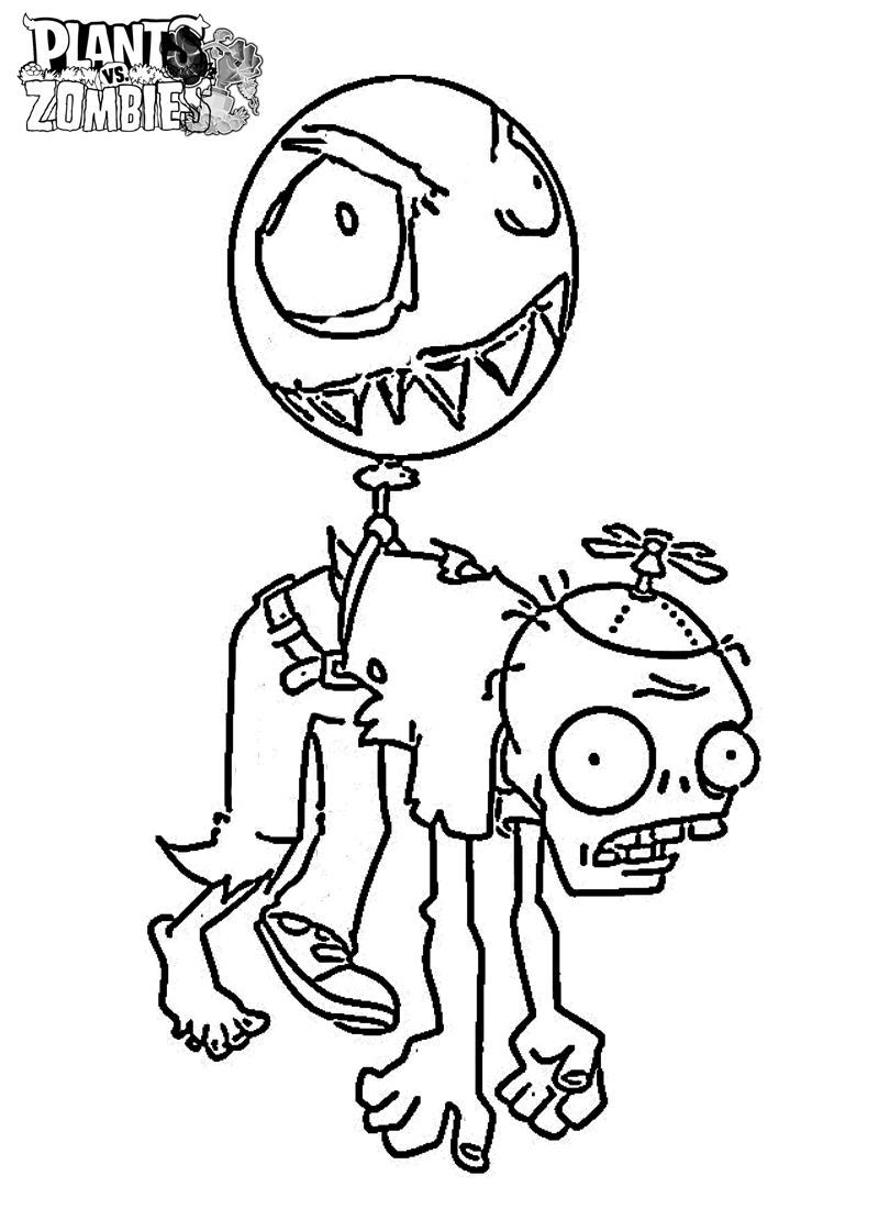 Free Coloring Pages Plants Vs Zombies - Coloring Home