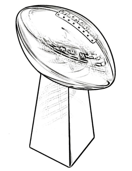 Superbowl Coloring Pages Coloring Home