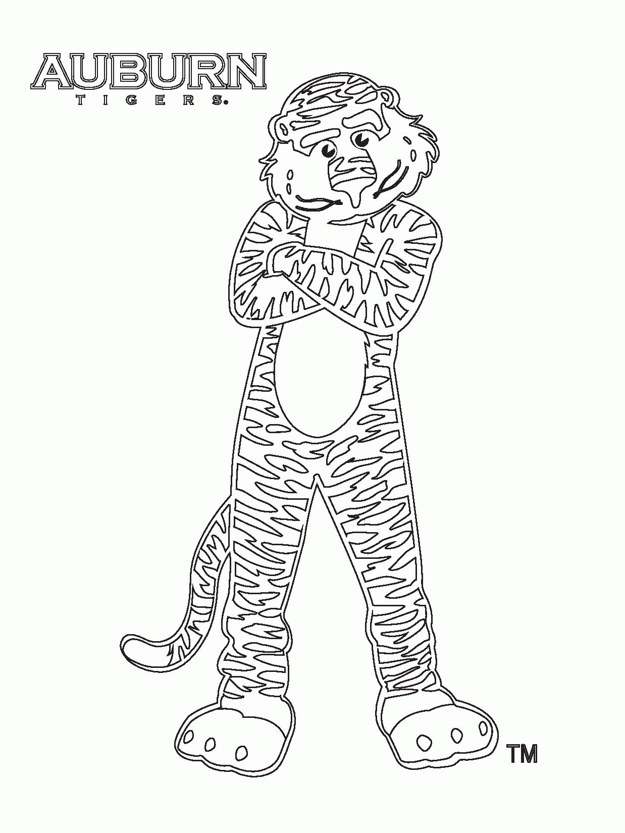 Auburn Coloring Pages - Coloring Home
