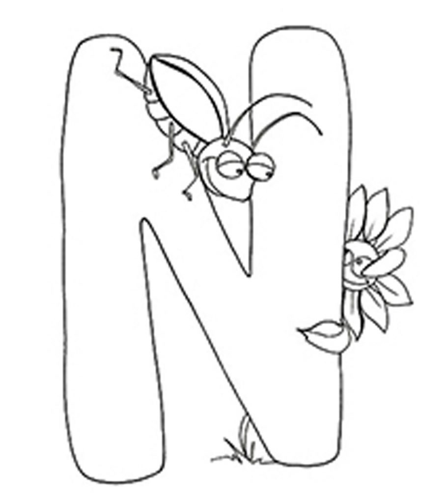 Top 10 Free Printable Letter N Coloring Pages Online