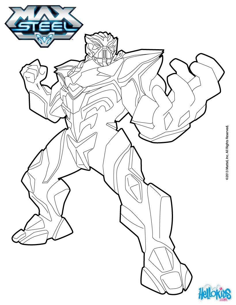 Miles Dredd coloring page. More Max Steel content on hellokids.com ...