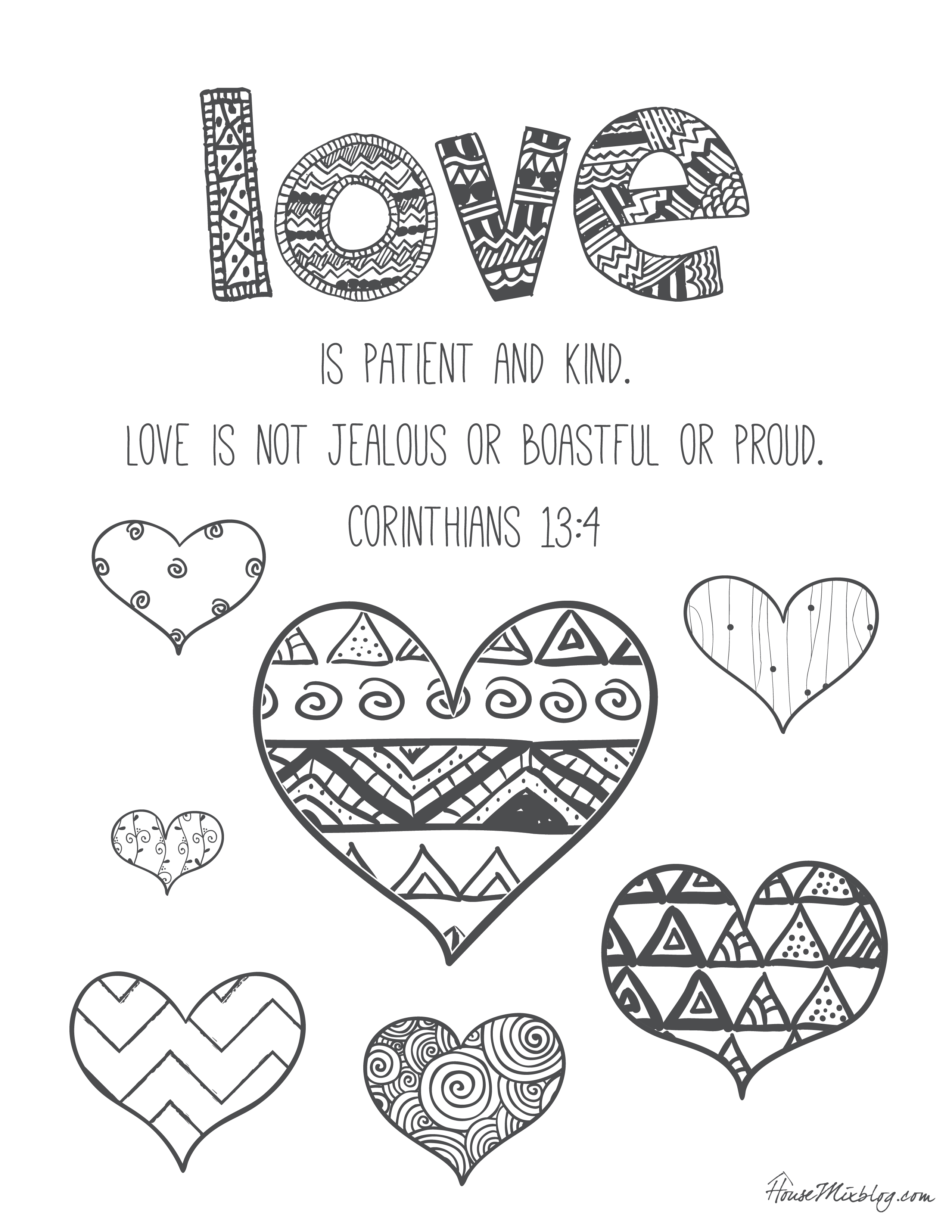 11 Bible verses to teach kids (with printables to color) | House Mix