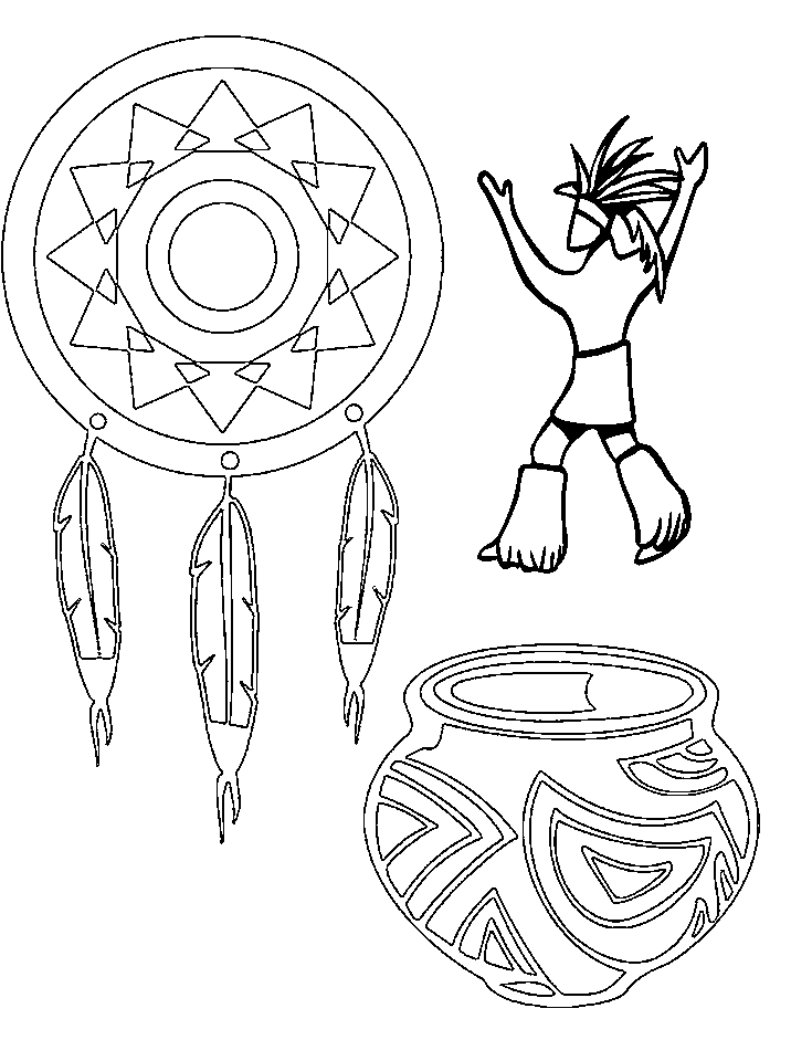 native american homes coloring pages - photo #14