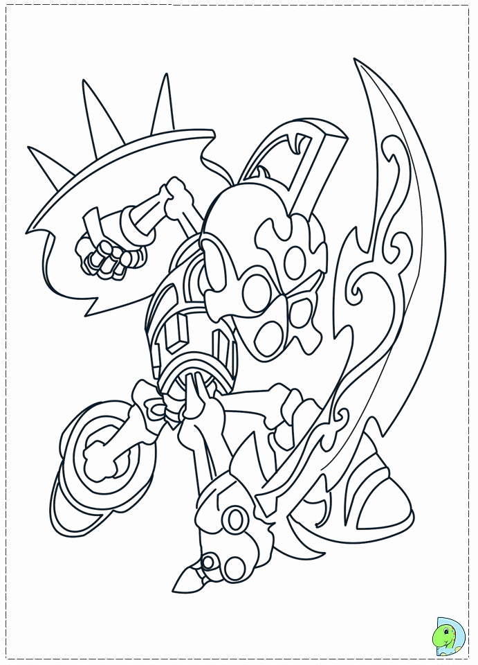 Skylander Coloring Pages To Print - Coloring Home