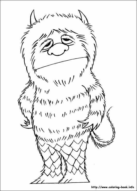 Where The Wild Things Are Coloring Pages Coloring Home