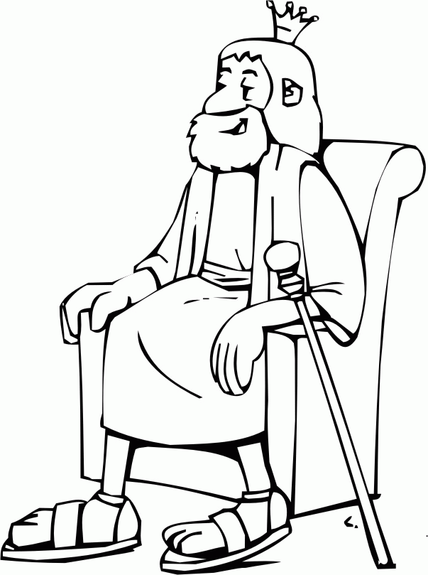 Bible Coloring Pages King David Home