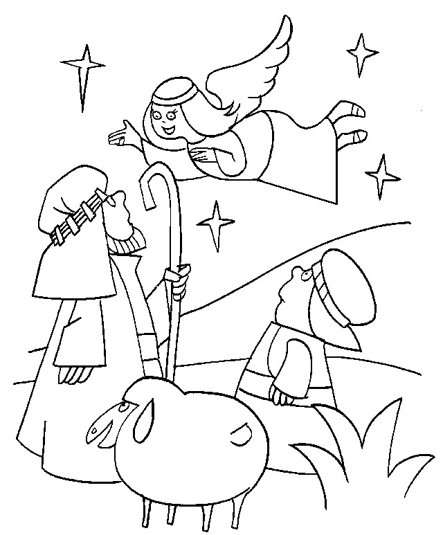Coloring Page - Christmas angel coloring pages 22