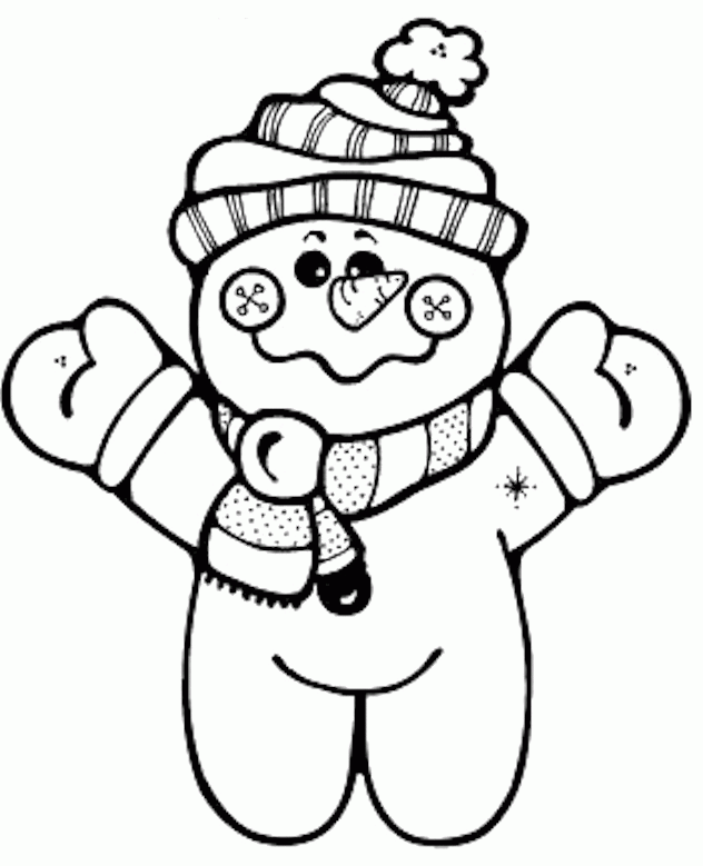 Coloring Pages Of Snowman - Coloring Home