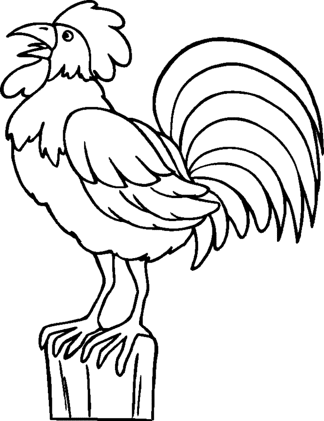 Rooster Coloring Pages Free #11962 Disney Coloring Book Res 