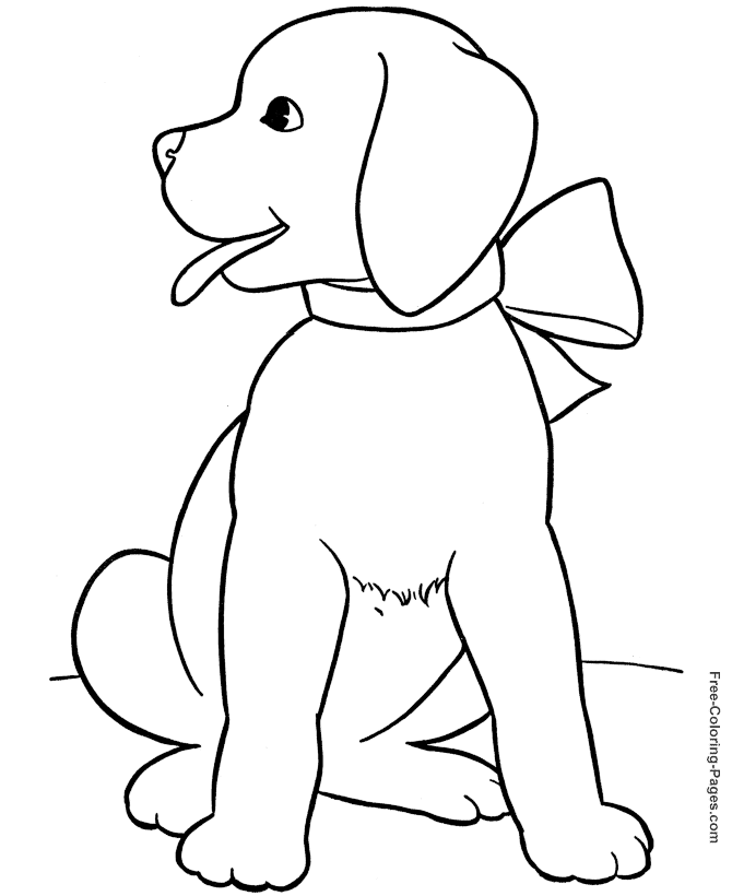 Animal coloring pages - Dog | COLORING PAGES :)