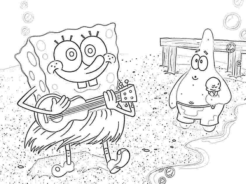 Patrick Star Coloring Pages - Free Coloring Pages For KidsFree 