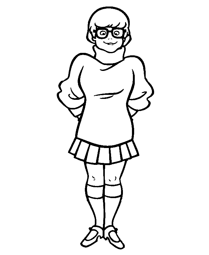 Velma Daphne And Mummy Coloring Pages | Cartoon Coloring Pages