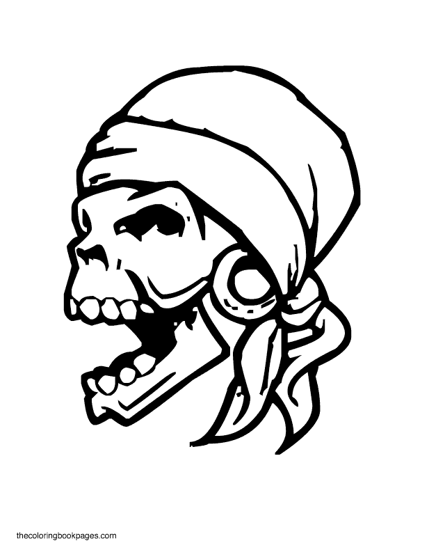 skulls of girls Colouring Pages (page 2)