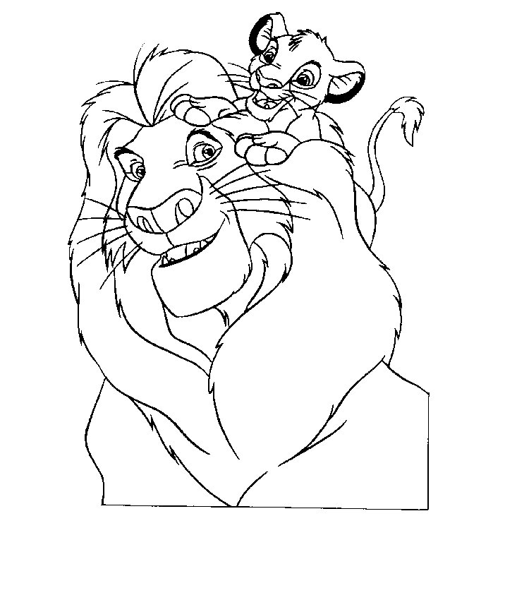 The lion king Coloring Pages - Coloringpages1001.