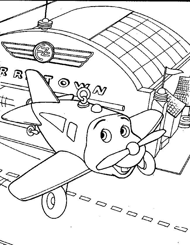 Jay Jay The Jet Plane Coloring Pages - Coloring Home