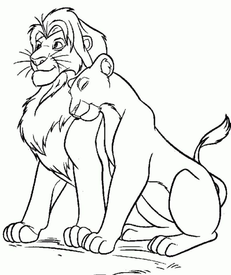 coloring-pages-lion-245 | Free coloring pages for kids