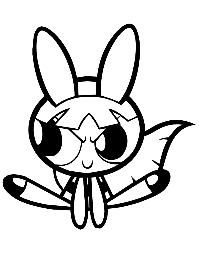 Powerpuff Girls Logo Coloring Pages