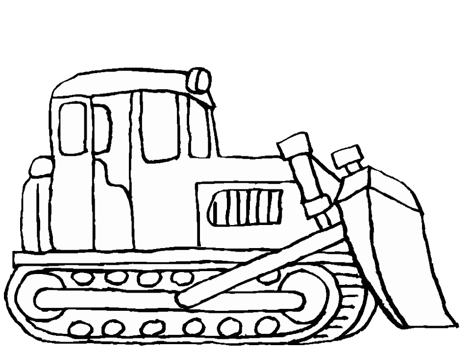 Construction vehicles Colouring Pages