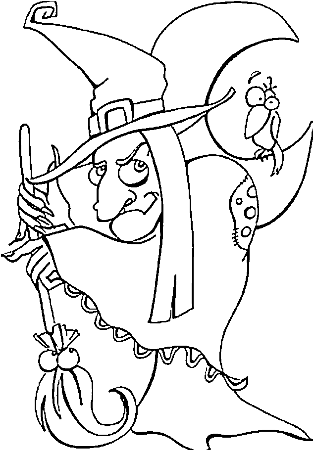 Hocus Pocus Halloween Witch Pages Coloring Pages