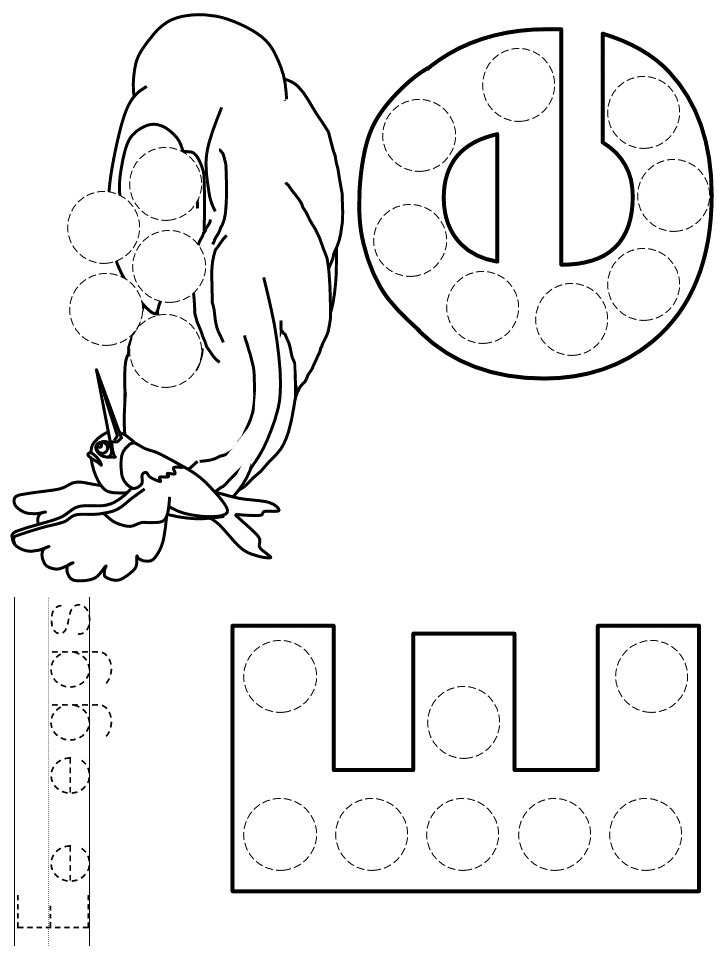 dauber coloring pages p - photo #9