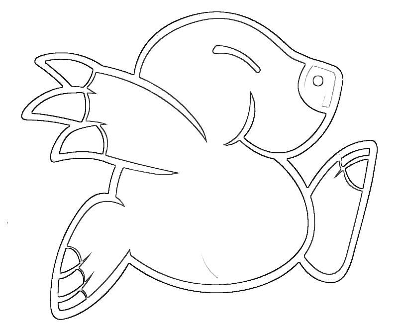 Mole Coloring Page - Coloring Home
