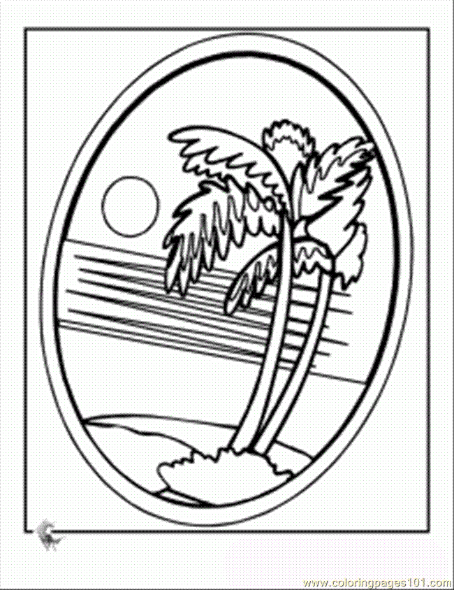 Coloring Pages Lm Tree Luau Coloring 231x300 (Natural World 