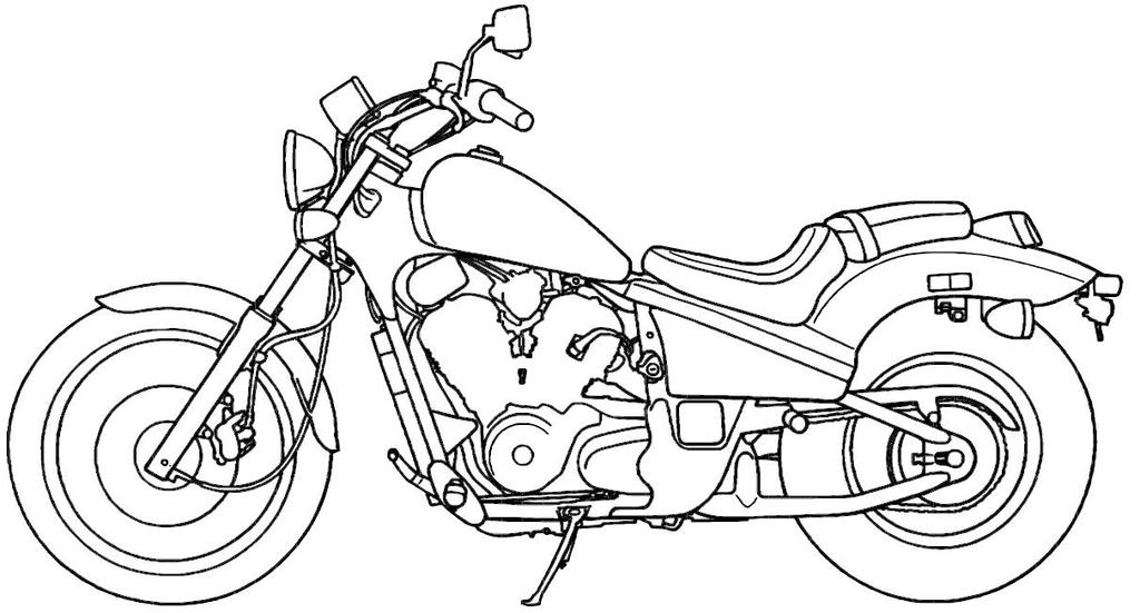 Motorcycle Coloring Book - Wrist Twisters