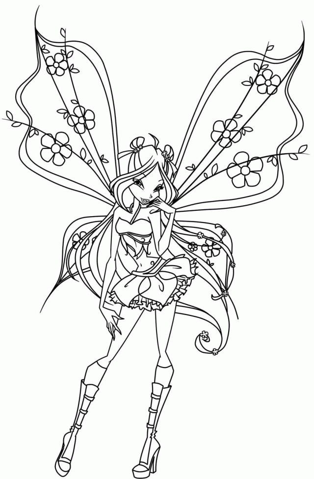 Coloring Pages The Winx Club Photo 18341752 Fanpop Fanclubs 178174 