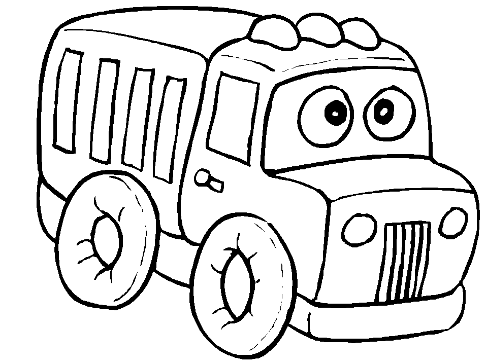 Coloring Page Place :: Trucks (Transportation) Coloring Pages