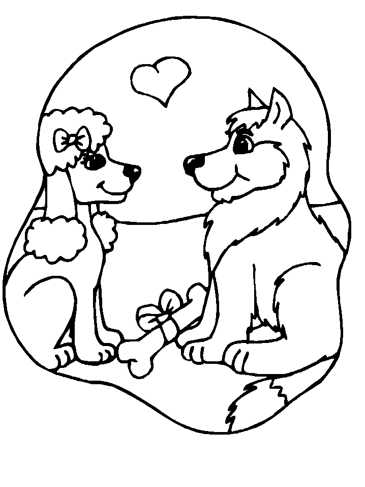 Coloring Pages Of Dogs - Coloring Home