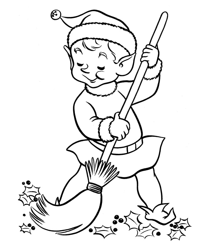 His cleaning Child room Colouring Pages (page 2)