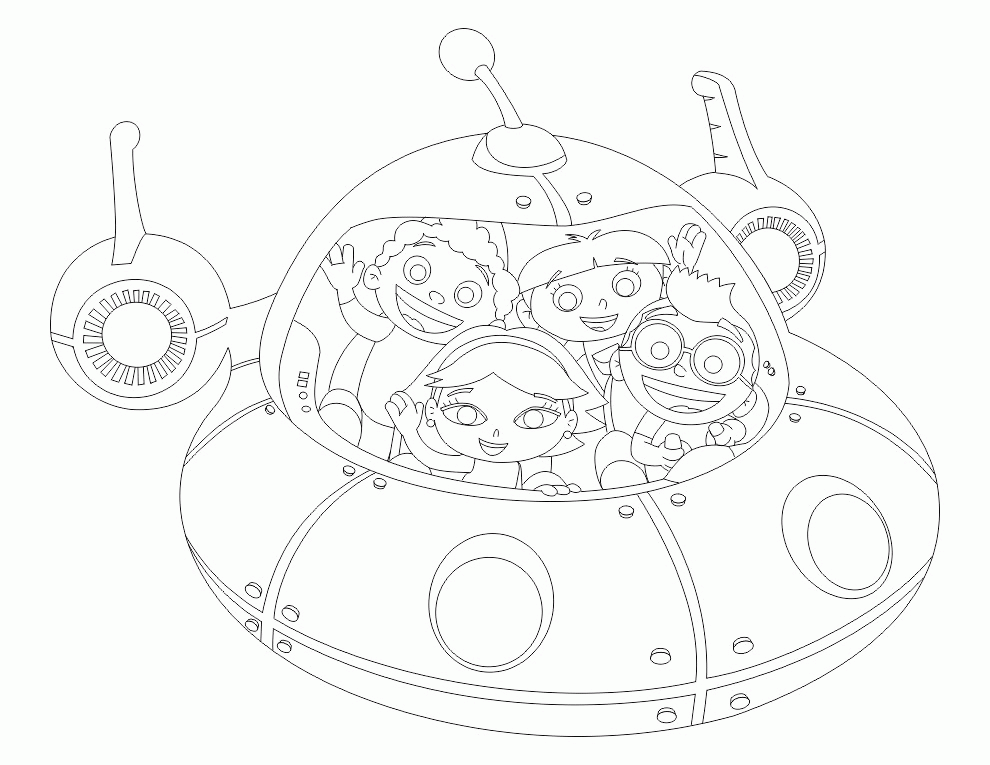 Rocket Coloring Page - Coloring Home