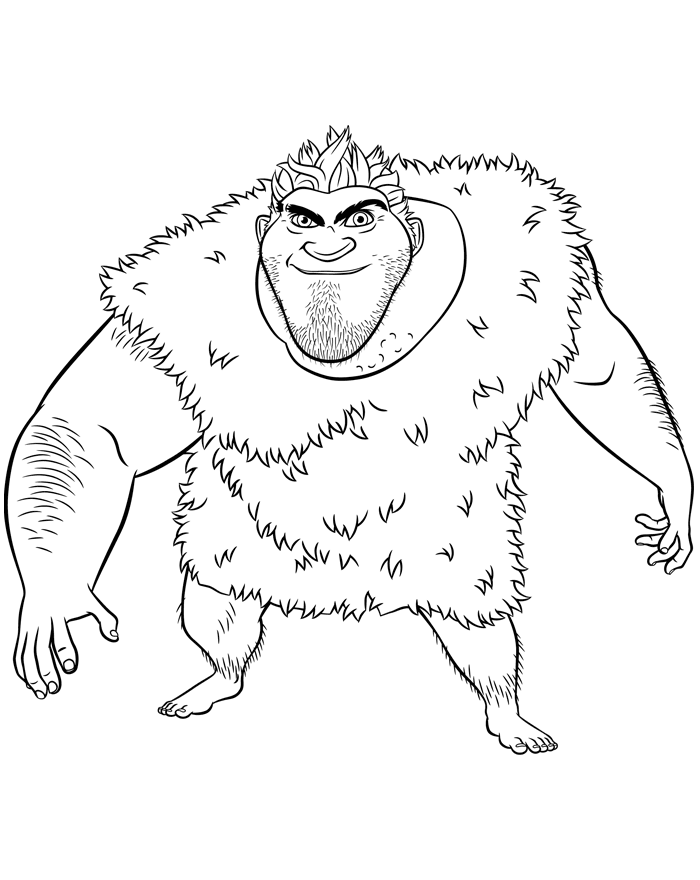 839 Cute The Croods Coloring Pages 