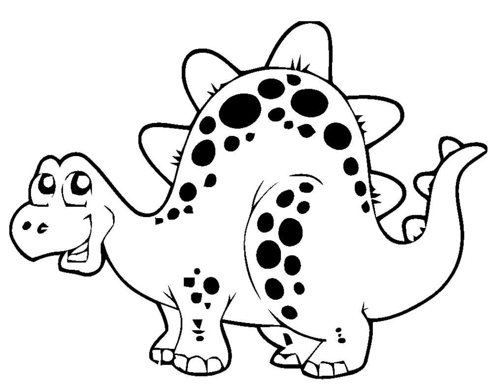 Dinosaur Coloring Pages For Toddlers - Free Download | Coloring 