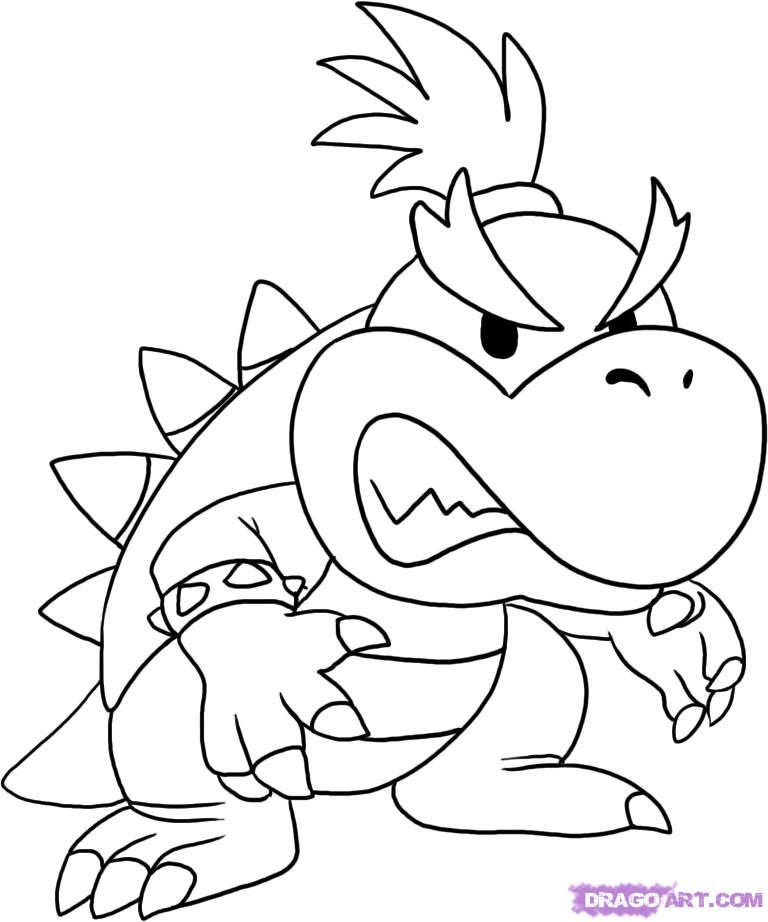 Bowser Jr Coloring Pages - Coloring Home
