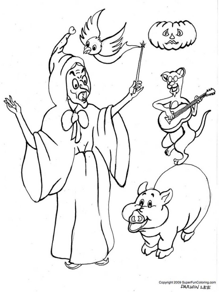 tree coloring pages page