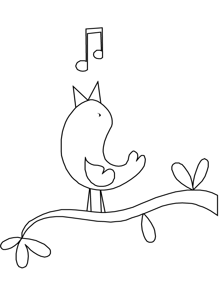 Pix For > Sing Coloring Page