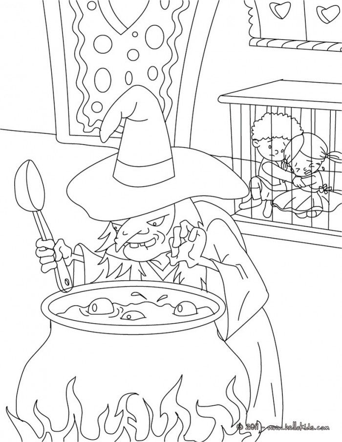 Hansel And Gretel Coloring Pages