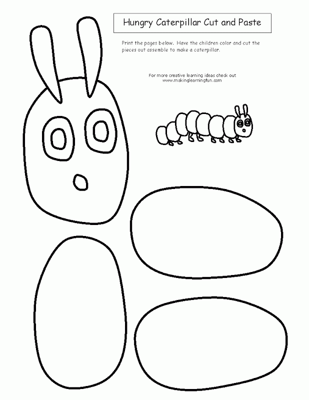 Coloring Pages For Very Hungry Caterpillar |