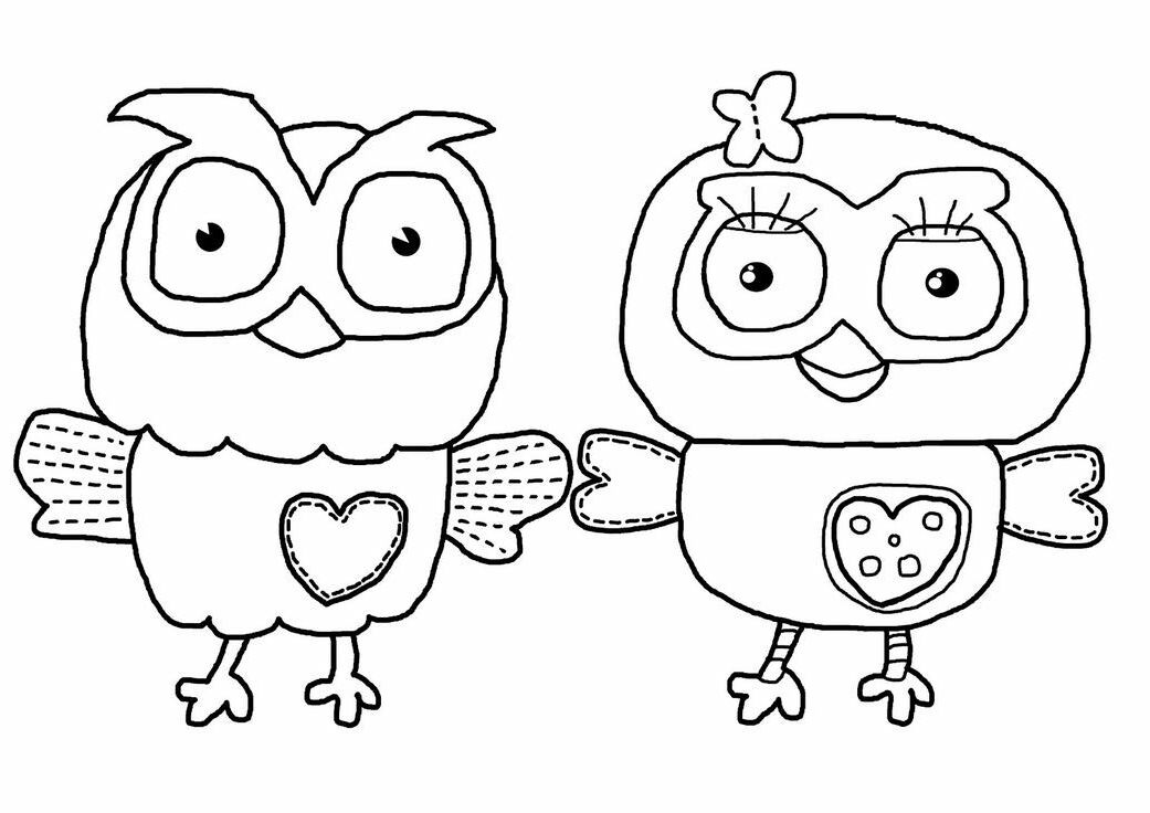 giggle and hoot colouring page | Colouring Pages