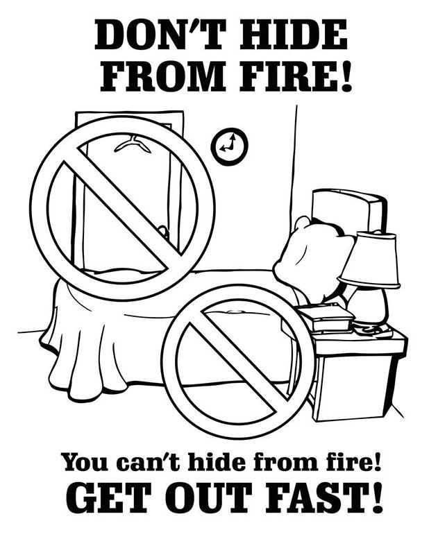 fire safety coloring pages – 618×800 High Definition Wallpaper 