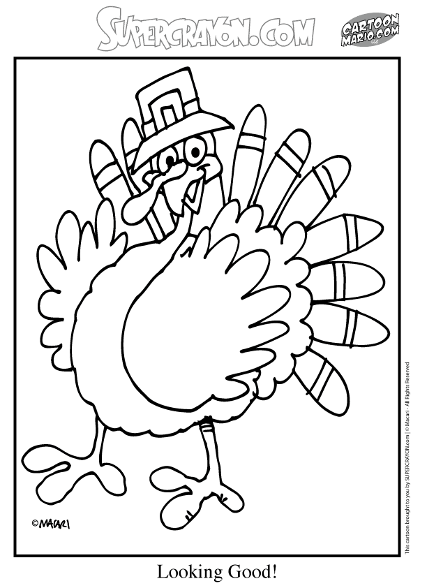 Thanks Giving Coloring Pages
