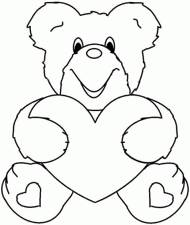 Valentine Coloring Pages For PreK Coloring Home