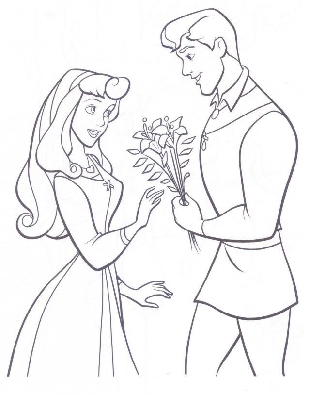 Free Disney Princess Ariel And Eric Coloring Pages 